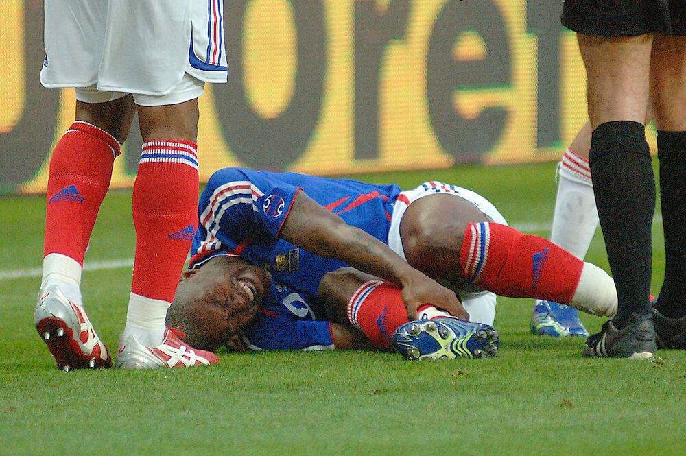 Djibril Cisse injury