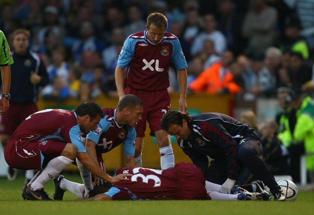 Kieron Dyer injury