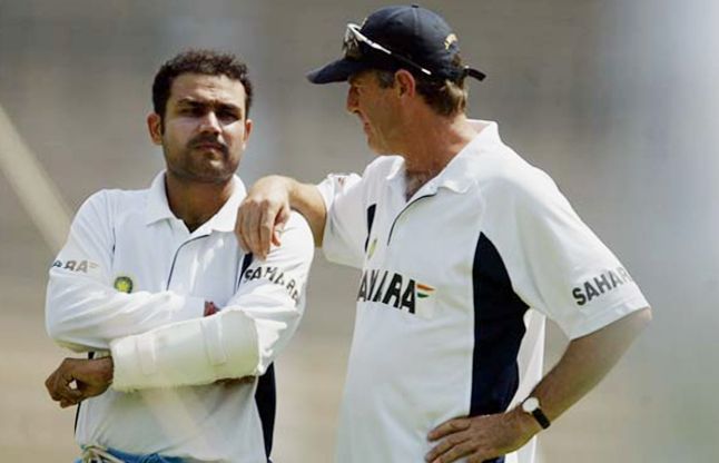 John Wright almost slapped Virender Sehwag