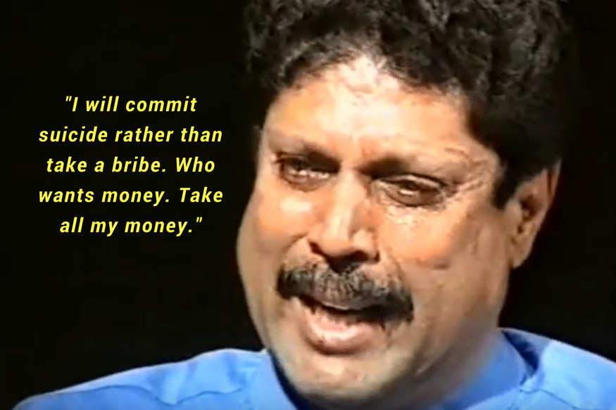 Kapil Dev cried on the National Television