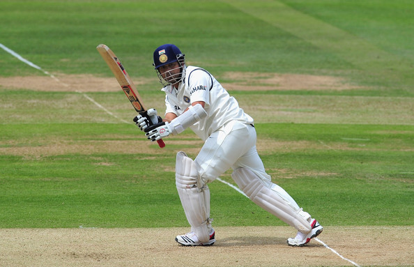 Sachin Tendulkar batting in test