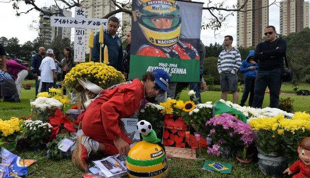 Sao Paulo FC honoring Ayrton Senna on his 20th Death Anniversary