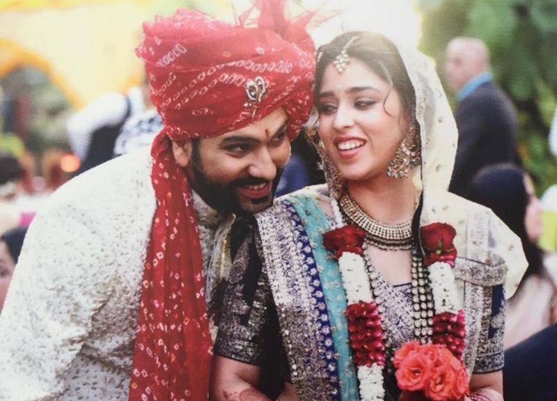 rohit sharma and ritika sajdeh wedding photos