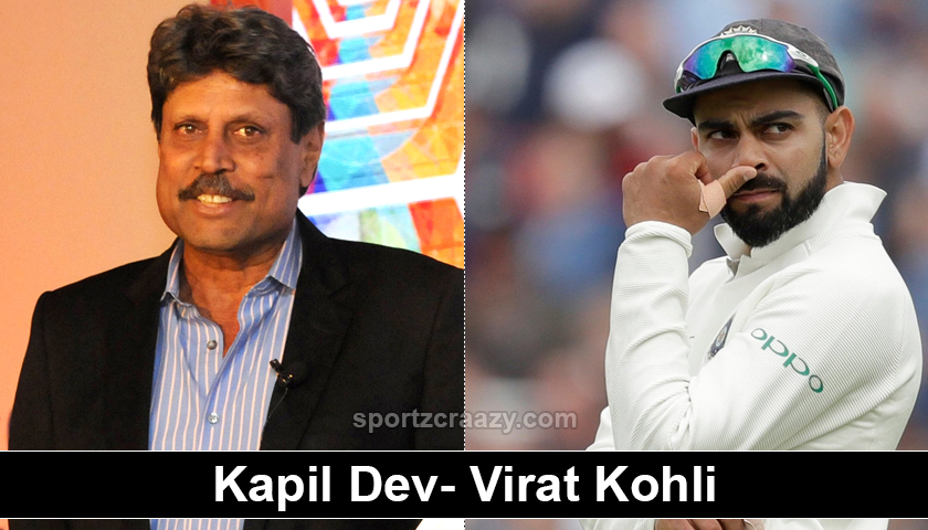 Kapil Dev- Virat Kohli
