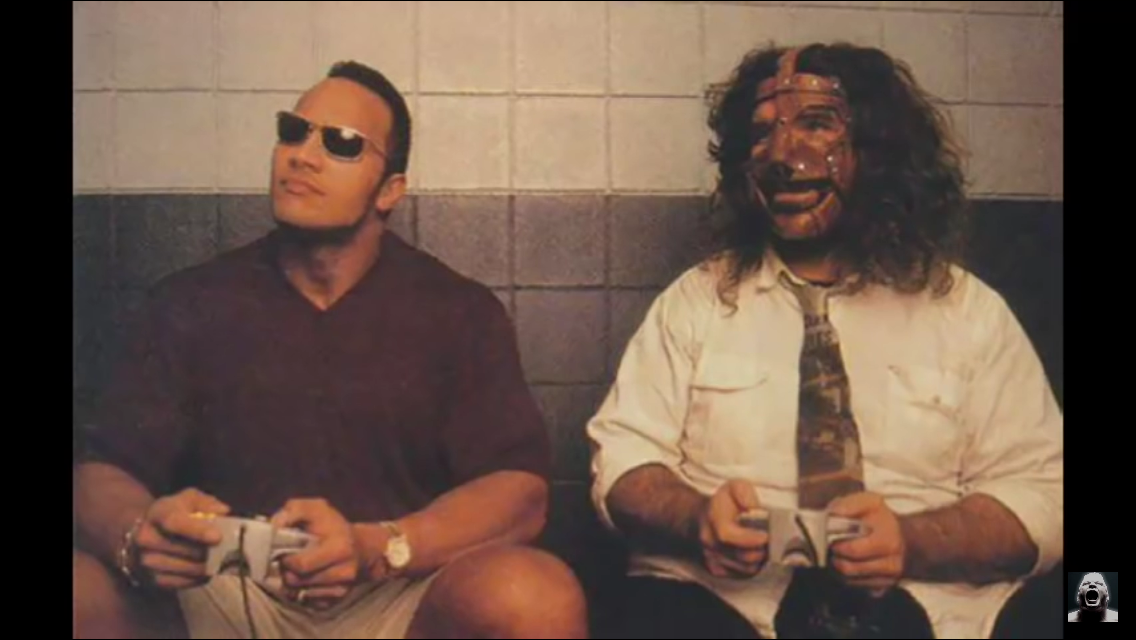 The Rock vs. Mick Foley aka Mankind (1998)