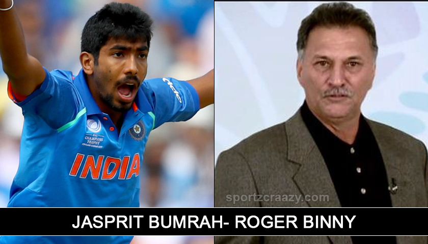 jaspreet bumrah and roger binny Comparison of Current Indian Squad:-