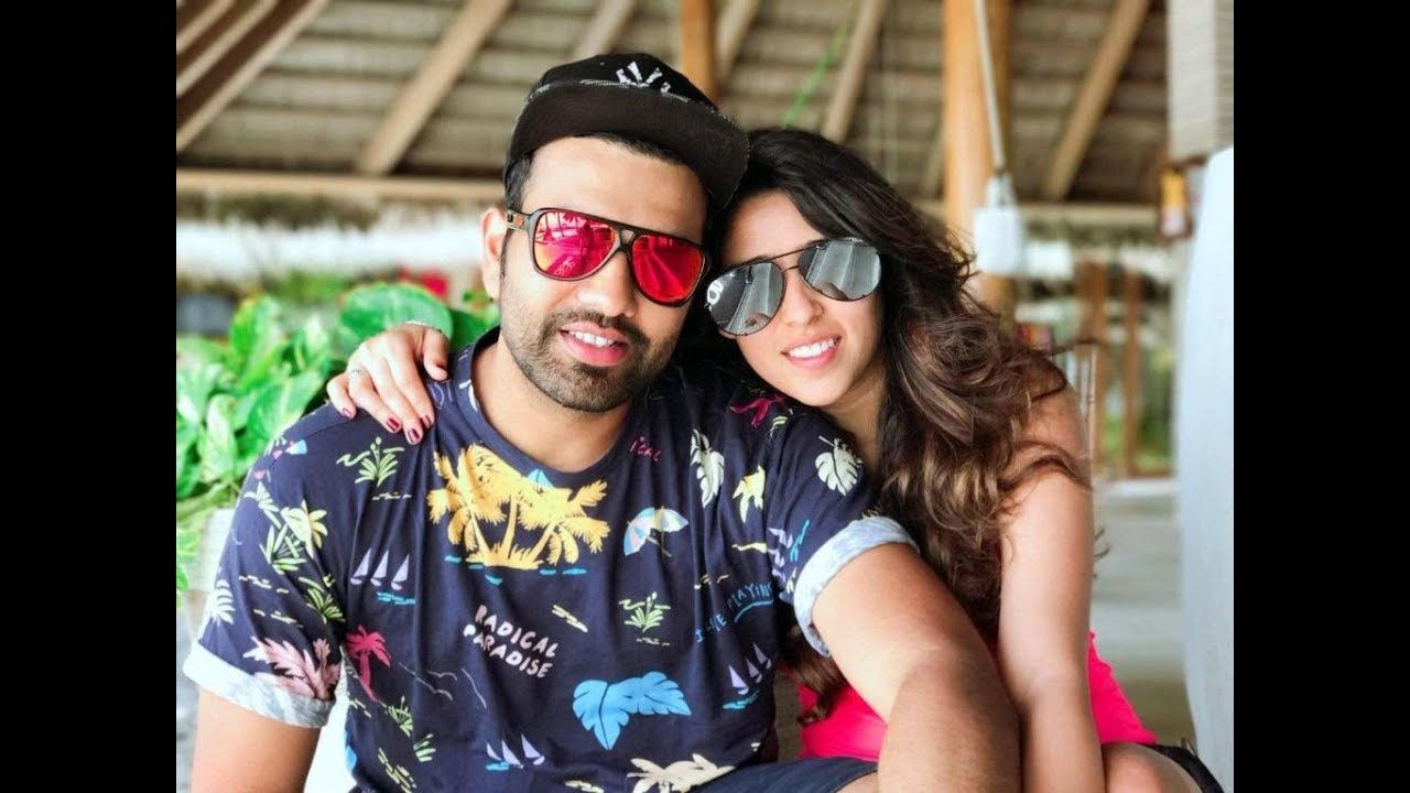 Rohit Sharma and Ritika Sajdeh , Indian Cricketers & their Life Partners