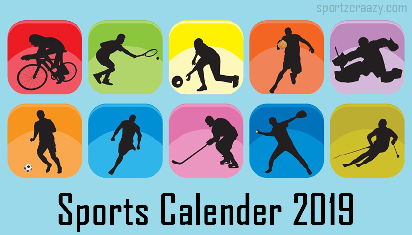 Sports Calender 2019