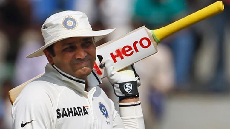 Virender Sehwag in test