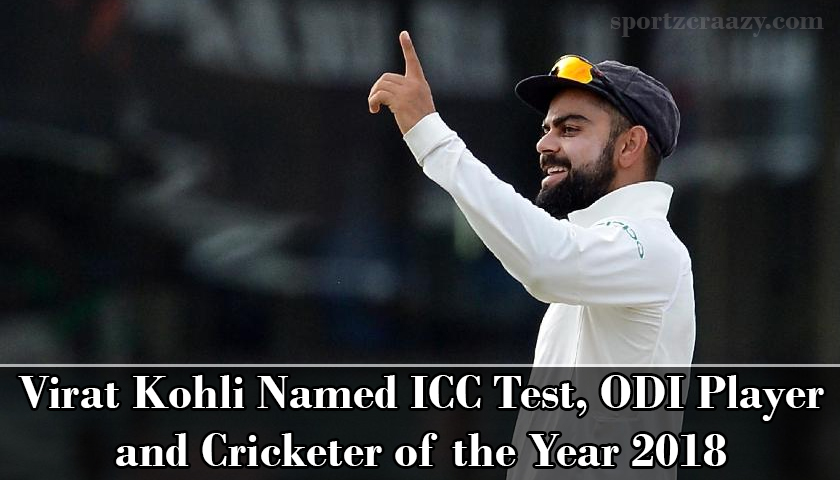 Virat Kohli Cricketer of the Year