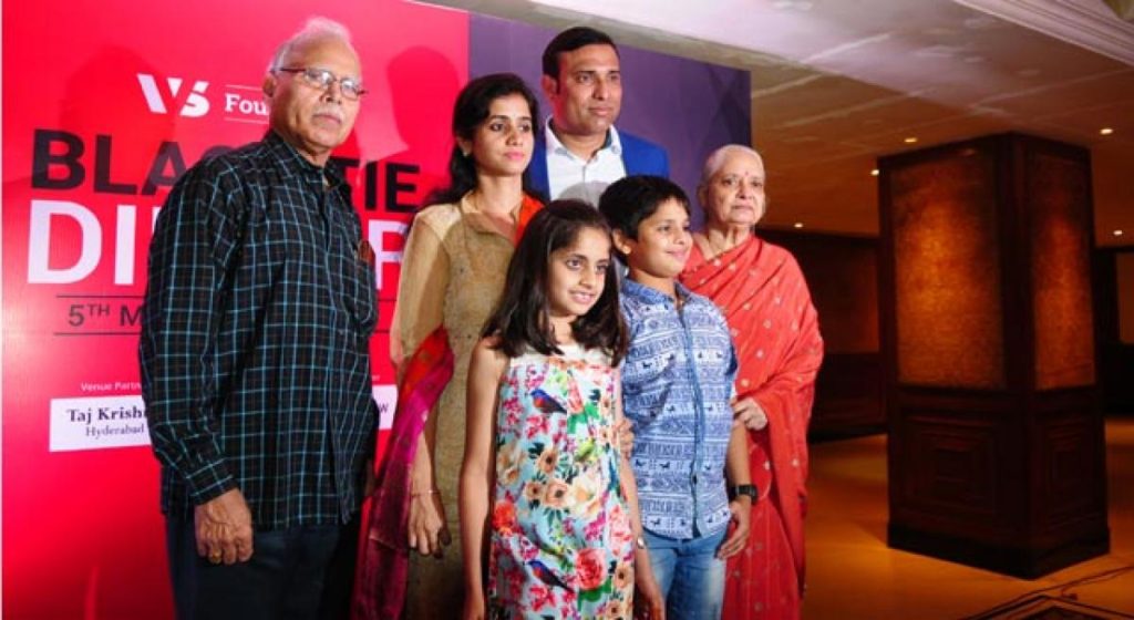 VVS Laxman Family