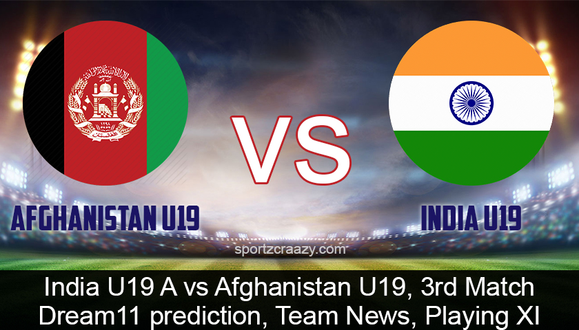 India U19 A vs Afghanistan U19