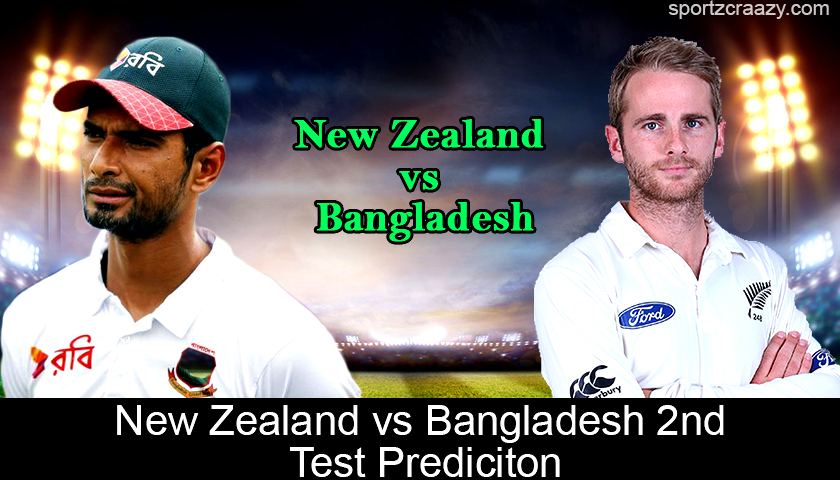 New Zealand vs Bangladesh 2nd Test