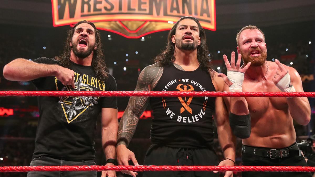 Seth Rollins and Roman Reigns