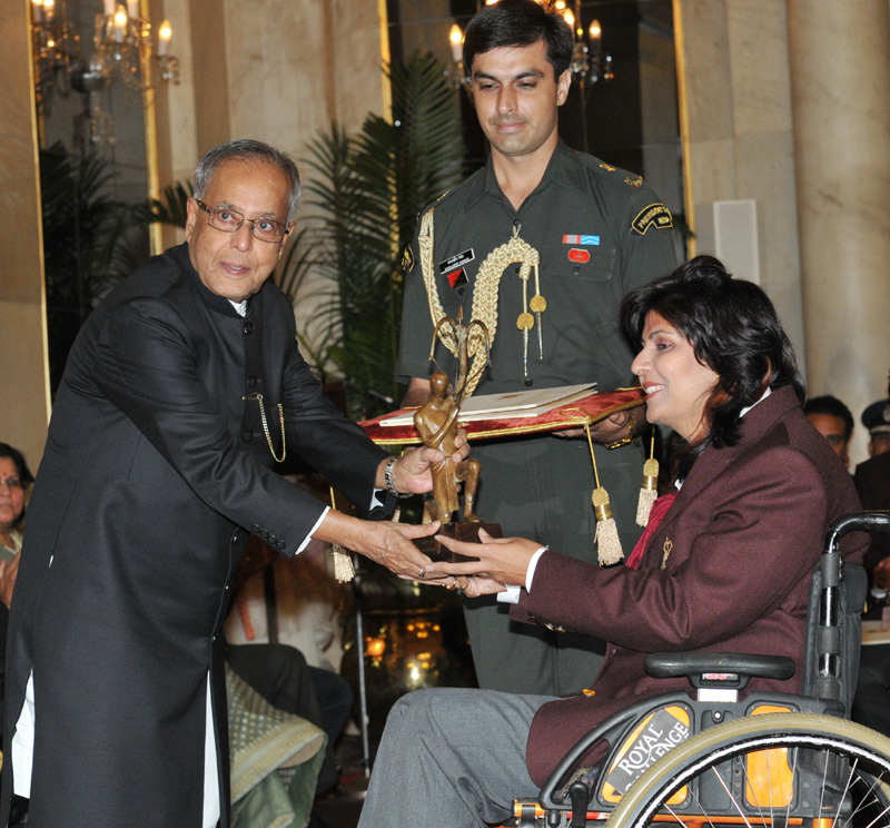 deepa Winning the Arjuna Award