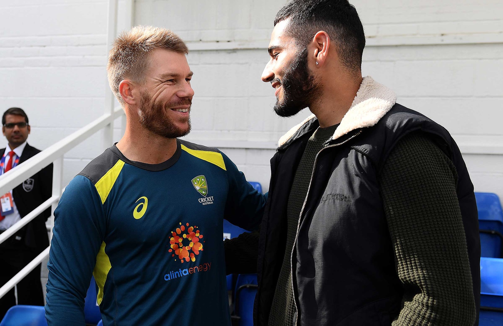 David Warner Met Jaykishan Plaha