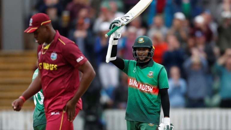 Shakib Al-Hasan: 124* (vs West Indies, 2019)