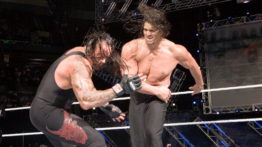 Khali vs undertaker fight