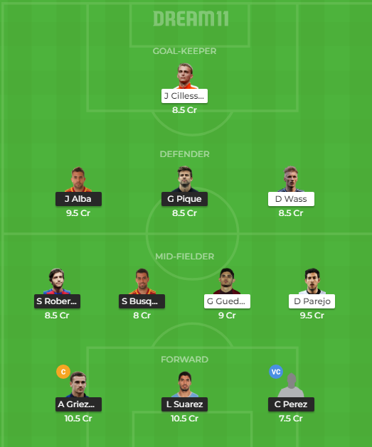 BAR vs VAL Dream11