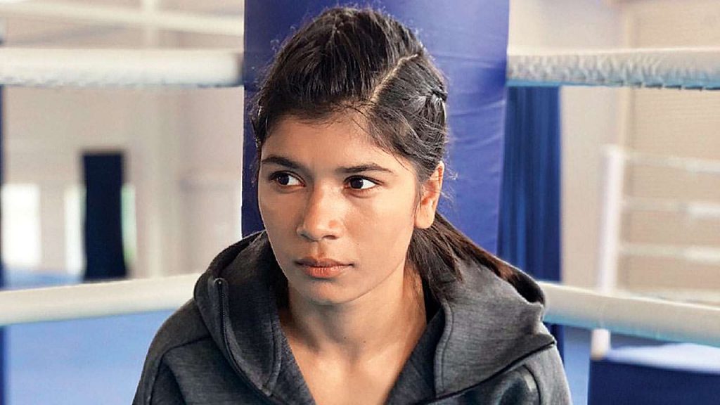 Nikhat Zareen and Mary Kom